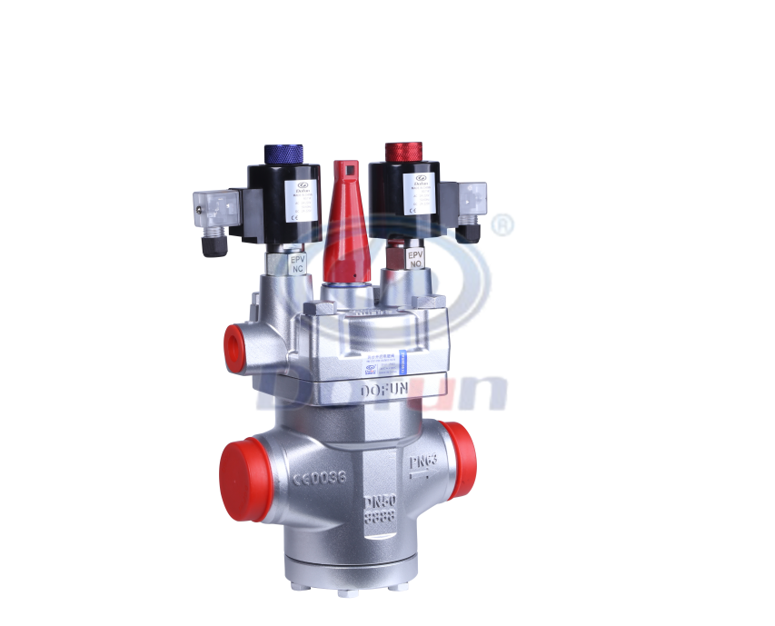 Two Step Open Pneumatic Solenoid Valve DFLV
