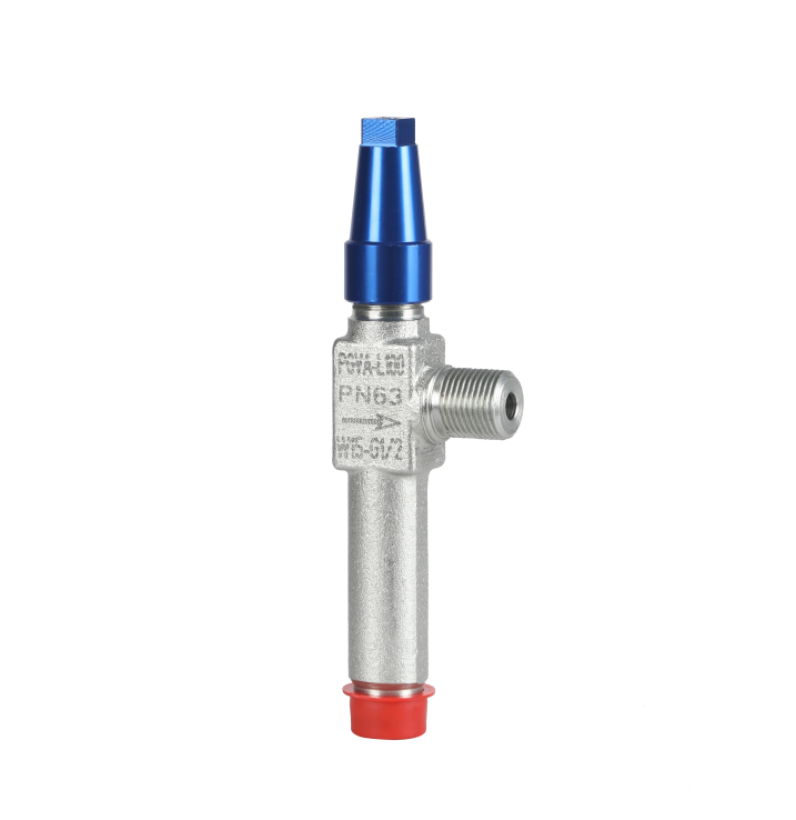 Long Neck Angle Pressure Gauge Valve PGVA-L  Type