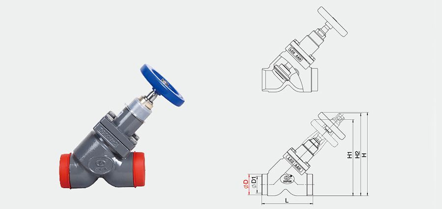 SVD-S Welding Straight-Through Stop Valve