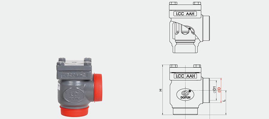 CVD-A Welding Right-Angle Check Valve CVD-A Welding Right-Angle Check Valve